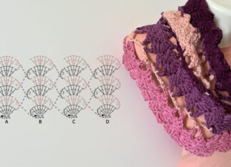 Multicolor Striped Scarf Pattern | Step by Step Tutorial