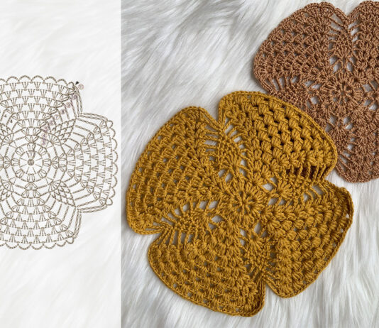 Crochet Clover Doily Free Pattern