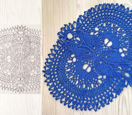 Oval Crochet Doily Pattern| Step by Step Instructions