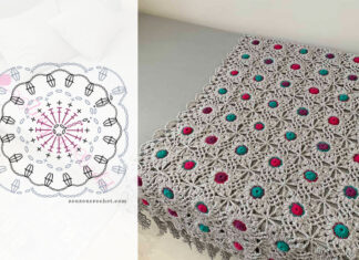 Crochet Colorful Blanket | Free Pattern
