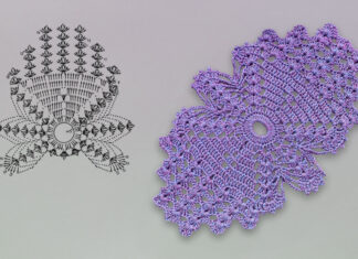 Easy Crochet Doily | Pattern & Diagram