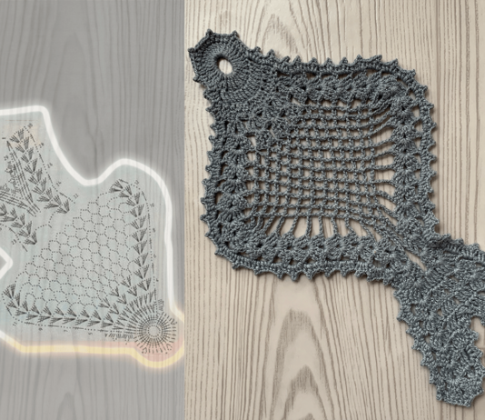 Crochet Fish Doily Pattern & Chart