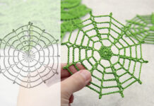 Spider Web Coaster Free Pattern