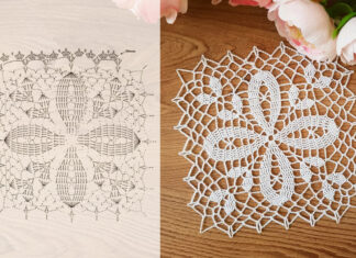 Flower Crochet Square FREE Pattern & Chart