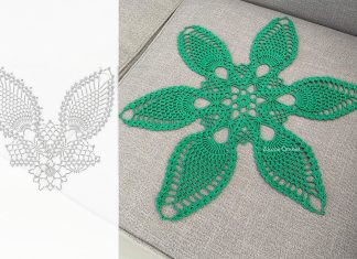 Pineapple Doily Free Crochet Pattern & Diagram